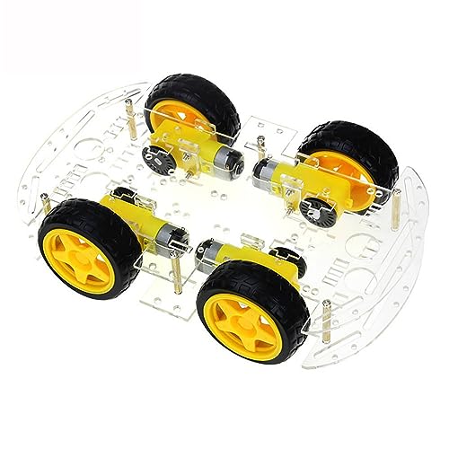 Smart Car Robot , 4WD Smart Robot Car Chassis Kit Einfache Mechanische Struktur 4 Verzögerungs Gleichstrommotoren für Klassen Smart Car Robot , 4WD Smart Robot Car Chassis Kit Einfache Mechanische Struktur 4 Verzögerungs Gleichstrommotoren für Klassen von Mxzzand