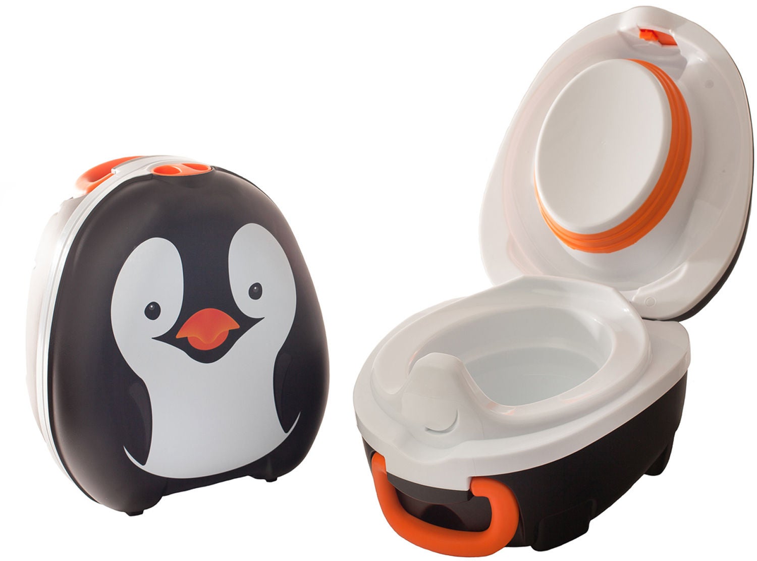 My Carry Potty Penguin Tragbares Töpfchen, Schwarz/Weiß von My Carry Potty