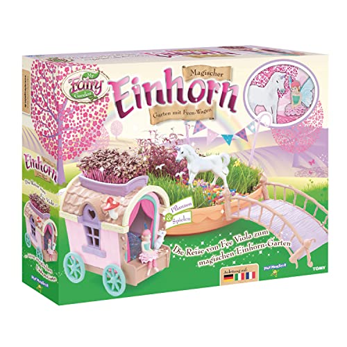 TOMY My Fairy Garden Einhorn Spielzeugset. Märchenhafter Feen Garten zum selber Pflanzen. Feen-Garten Set inkl. Grassamen & Wohnwagen, Kreativset Mädchen, Spielzeug für Kleinkinder ab 4 Jahren TOMY My Fairy Garden Einhorn Spielzeugset. Märchenhafter Feen Garten zum selber Pflanzen. Feen-Garten Set inkl. Grassamen & Wohnwagen, Kreativset Mädchen, Spielzeug für Kleinkinder ab 4 Jahren von TOMY