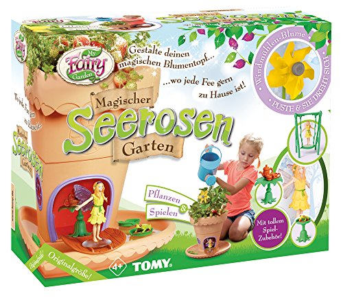 TOMY E72776DE My Fairy Garden Spielzeugset-Magischer Kinder ab 4 Jahre – Blumentopf selber bepflanzen & mit Feen-Figur Spielen, 1x Set Seerosen Garten inkl. Grassamen, Mehrfarbig TOMY E72776DE My Fairy Garden Spielzeugset-Magischer Kinder ab 4 Jahre – Blumentopf selber bepflanzen & mit Feen-Figur Spielen, 1x Set Seerosen Garten inkl. Grassamen, Mehrfarbig von TOMY