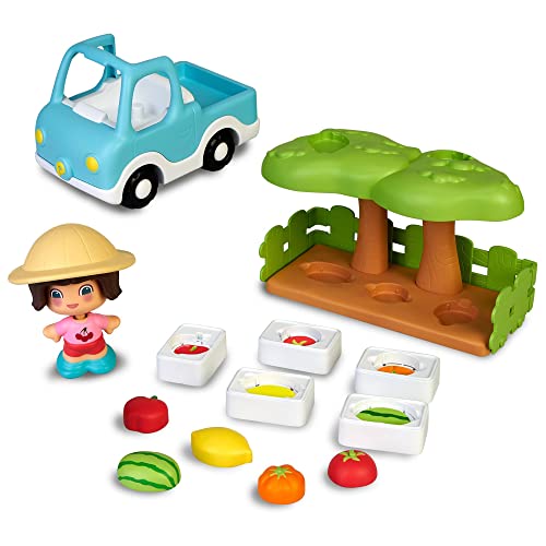 My First Pinypon - Marktgarten, Pinypon Obstgarten, Bauernhof, Pickup, große Figur, ineinandergreifende Teile und Spielzubehör, fördert gesundes Essen, Spielzeug ab 1 Jahr, Berühmt (700017334) My First Pinypon - Marktgarten, Pinypon Obstgarten, Bauernhof, Pickup, große Figur, ineinandergreifende Teile und Spielzubehör, fördert gesundes Essen, Spielzeug ab 1 Jahr, Berühmt (700017334) von Pinypon Action