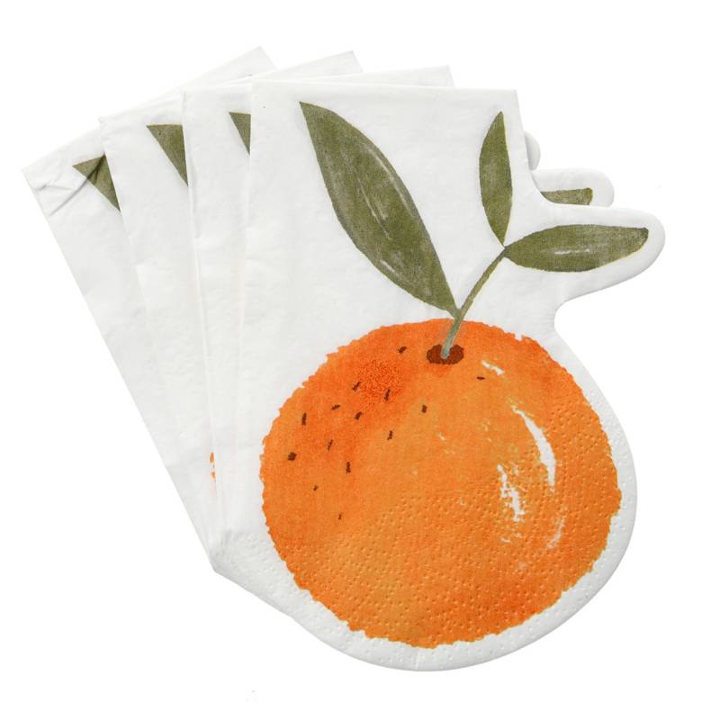 12 Servietten in Orangen-Form von My Home