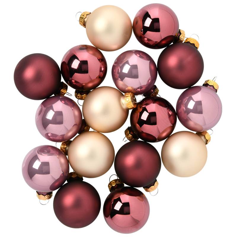 16 Weihnachtskugeln im Set von My Home