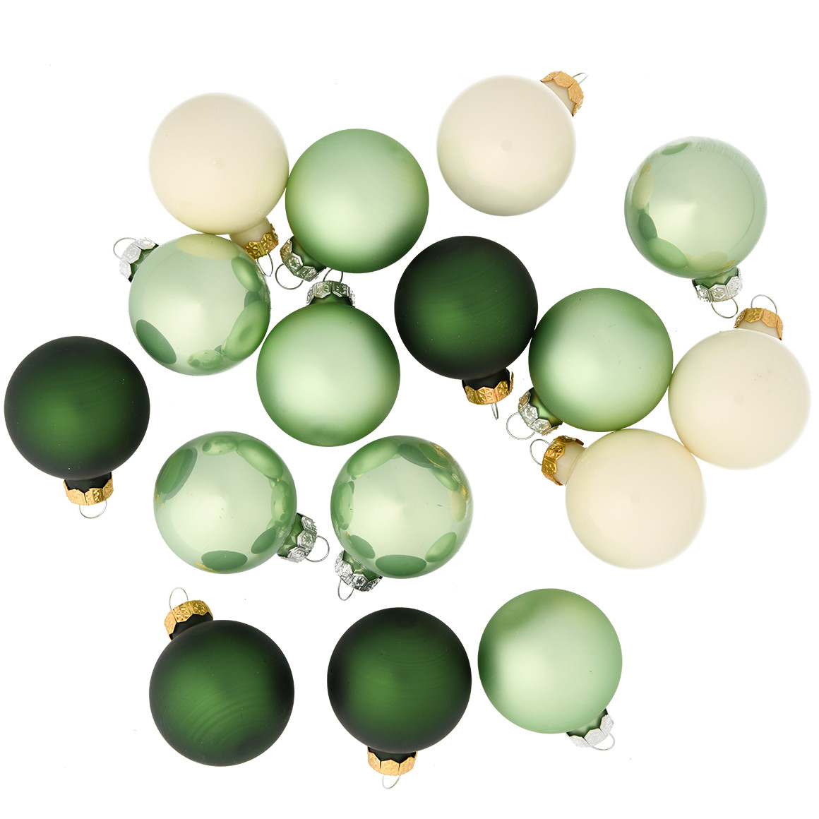 16 Weihnachtskugeln im Set von My Home