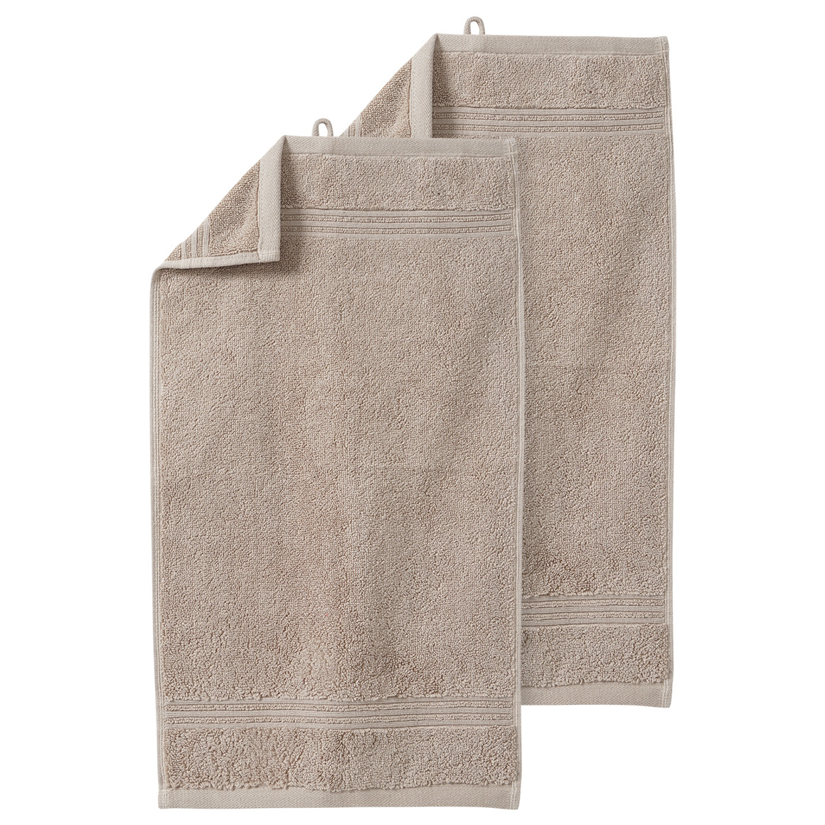 2 Gästetücher aus Bio-Baumwolle 2 Gästetücher aus Bio-Baumwolle von My Home