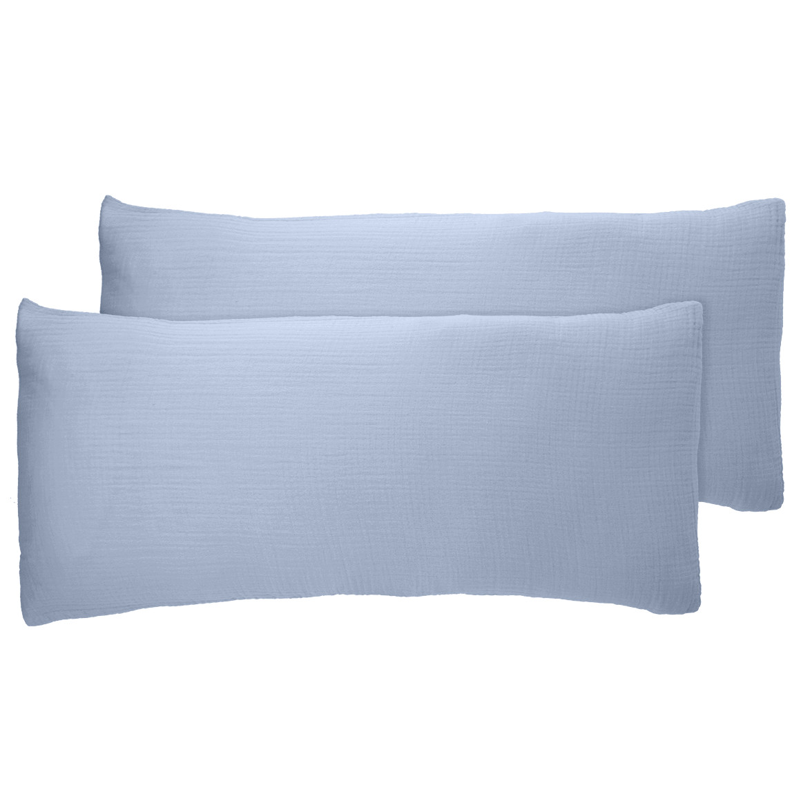 2 Musselin Kissenhüllen 40 x 80 cm von My Home