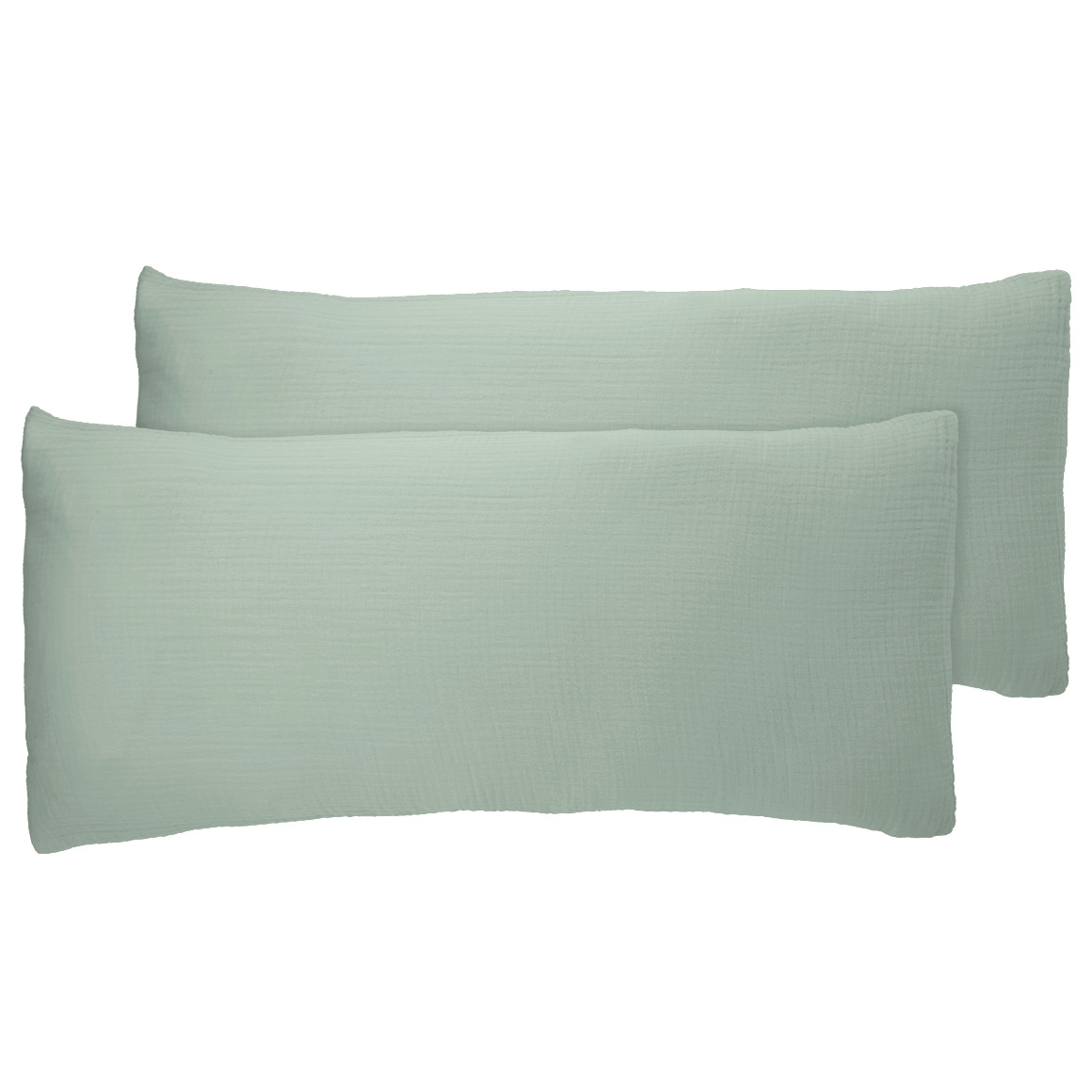 2 Musselin Kissenhüllen unifarben 2 Musselin Kissenhüllen unifarben von My Home