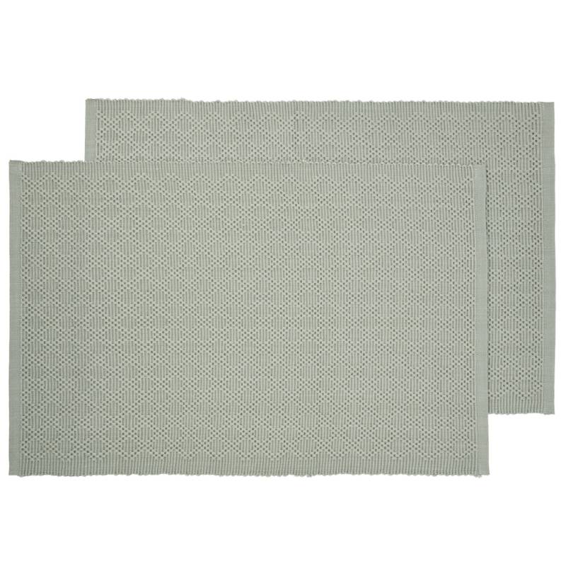 2 Platzsets mit Ripp-Struktur 2 Platzsets mit Ripp-Struktur von My Home