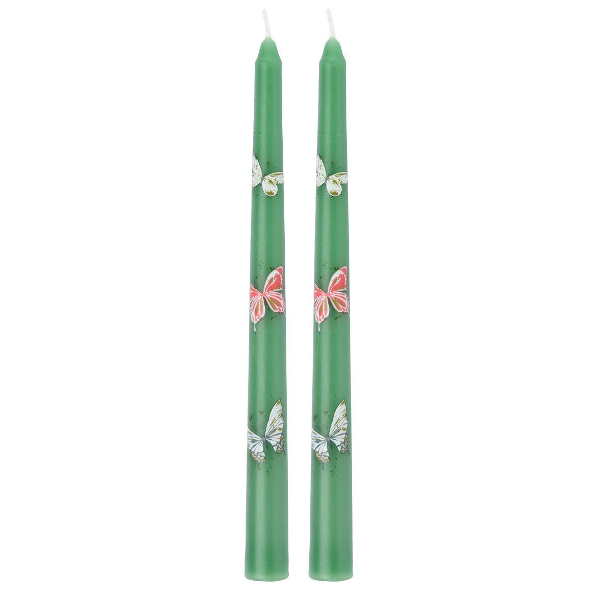2 Stabkerzen mit Schmetterlingen von My Home