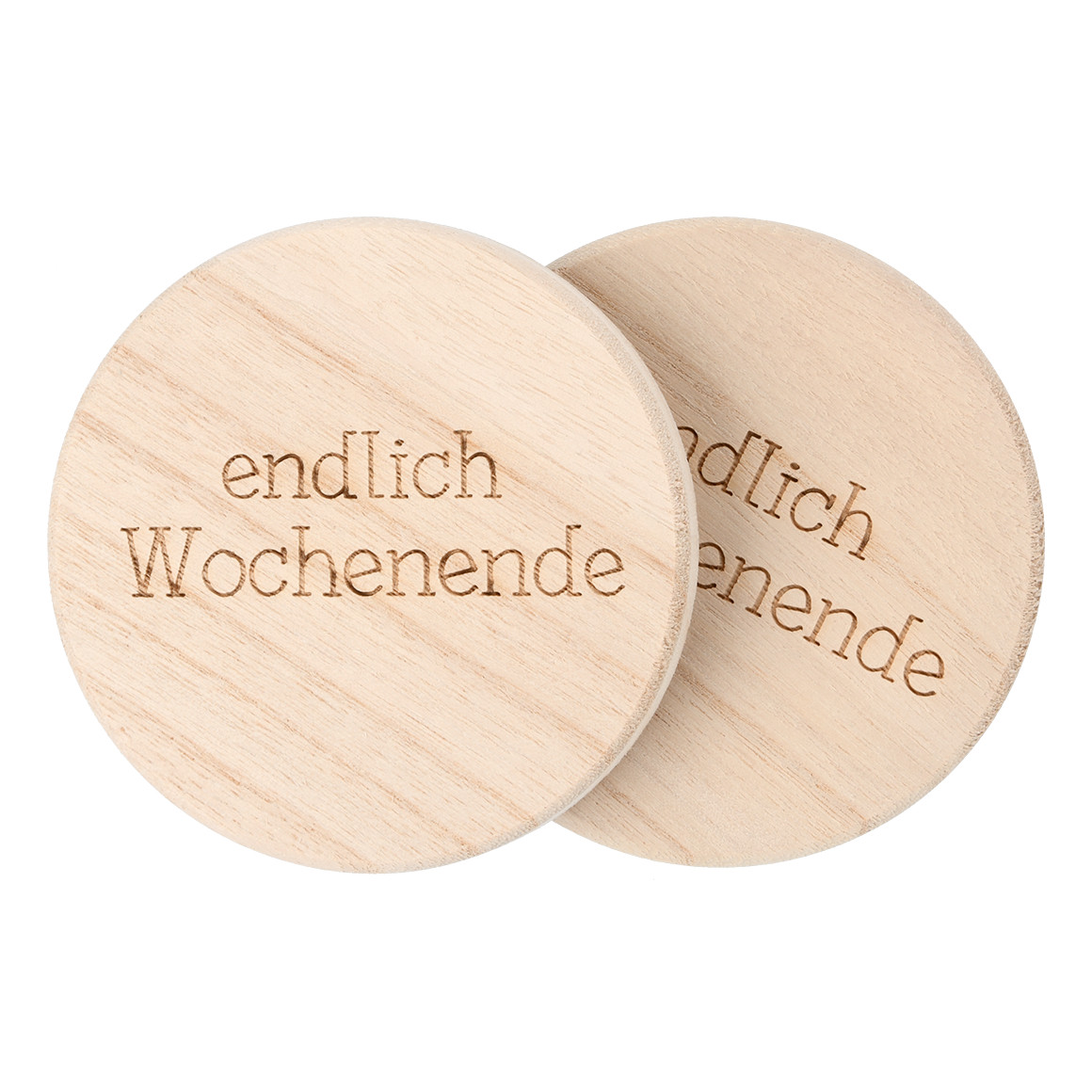 2 Untersetzer aus Holz von My Home