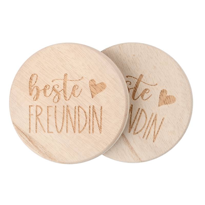 2 Untersetzer aus Holz von My Home