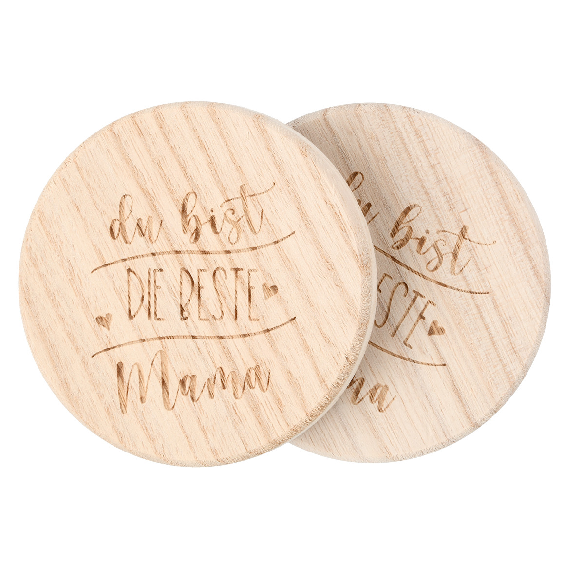 2 Untersetzer aus Holz von My Home