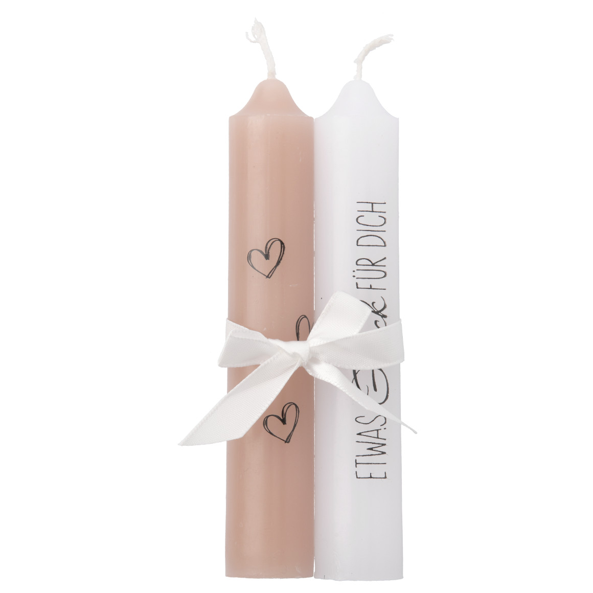 2 kleine Stabkerzen mit Spruch 2 kleine Stabkerzen mit Spruch von My Home