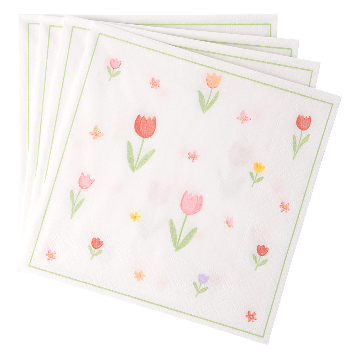 20 Servietten mit Blumen-Dessin 20 Servietten mit Blumen-Dessin von My Home