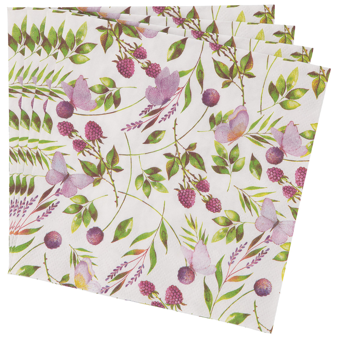 20 Servietten mit Himbeerdesign von My Home