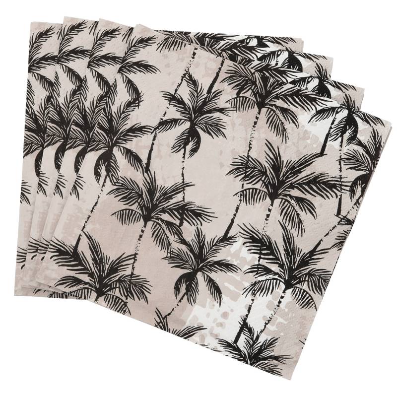 20 Servietten mit Palmen-Muster von My Home