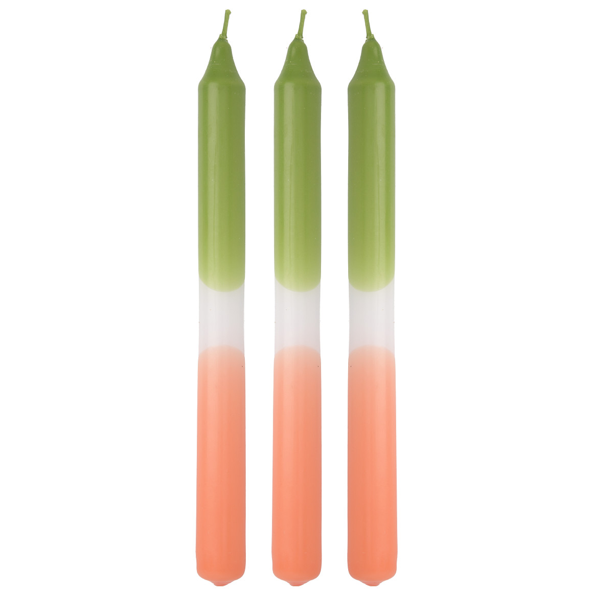 3 Stabkerzen in bunten Farben von My Home