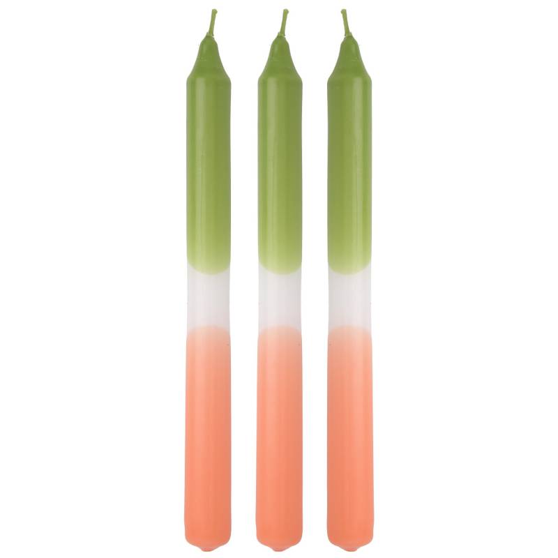 3 Stabkerzen in bunten Farben von My Home