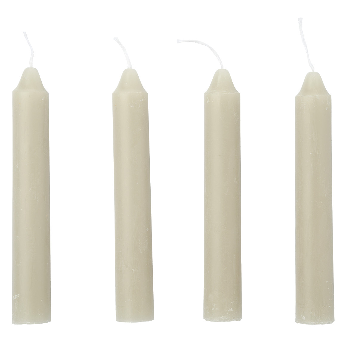 4 Stabkerzen in Unifarben von My Home