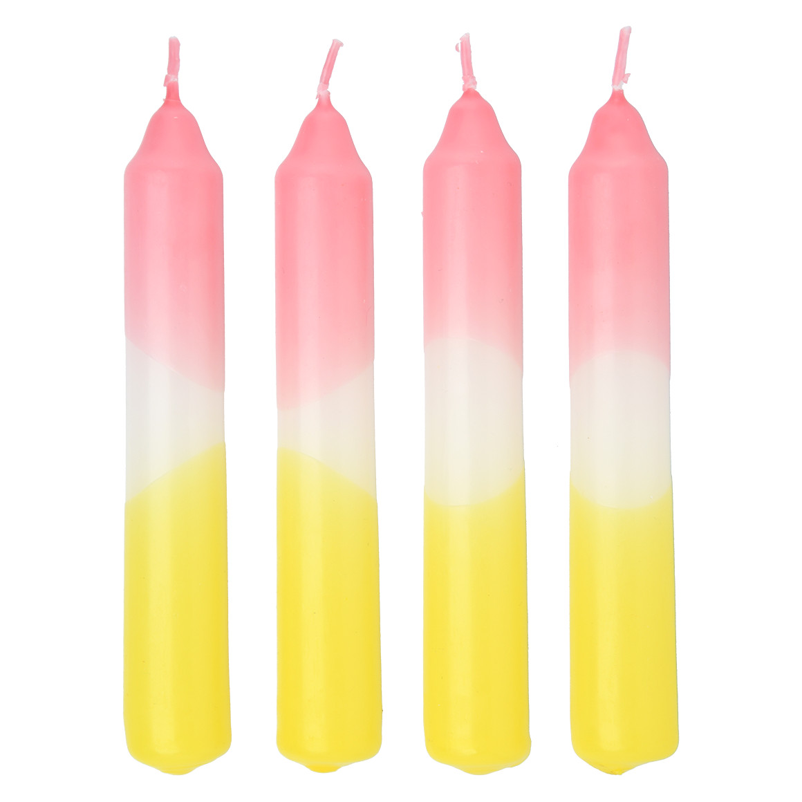 4 Stabkerzen mit Farbverlauf von My Home