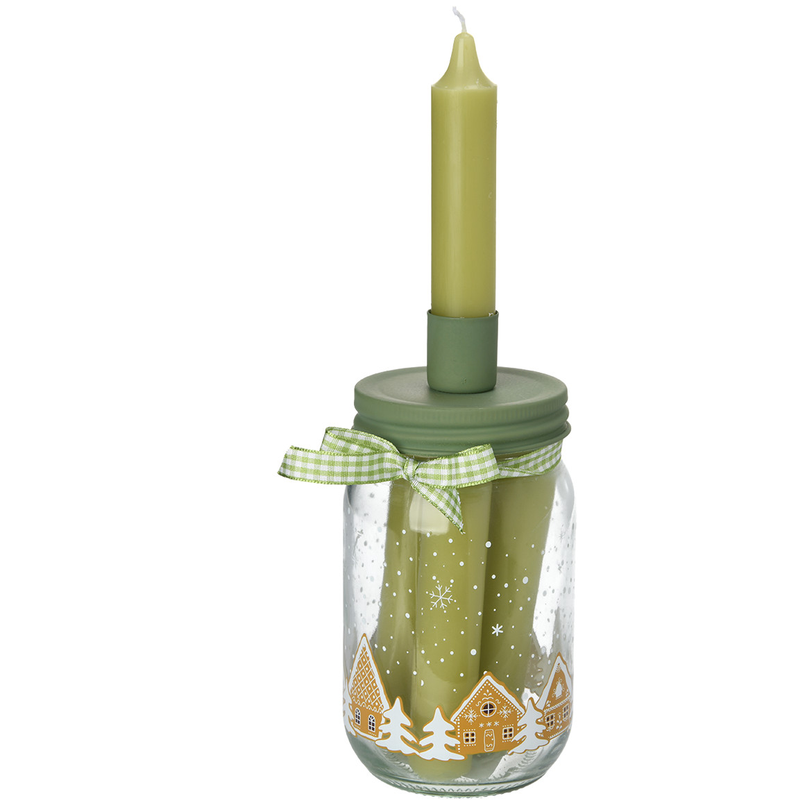 5 Kerzen im Glas mit Winter-Motiv 5 Kerzen im Glas mit Winter-Motiv von My Home