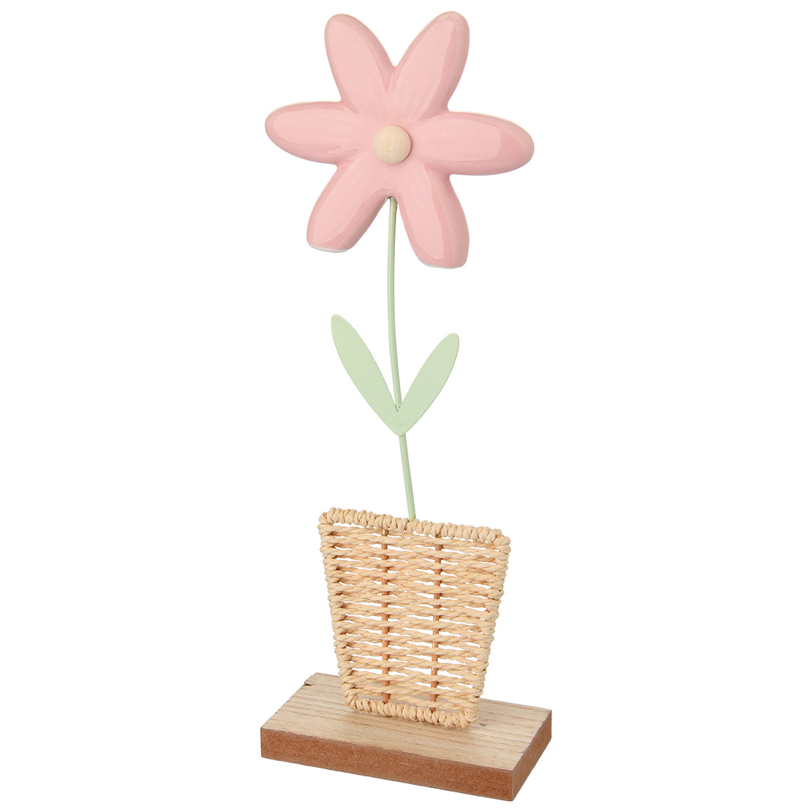 Deko-Aufsteller Blume mit Keramik-Blüte von My Home