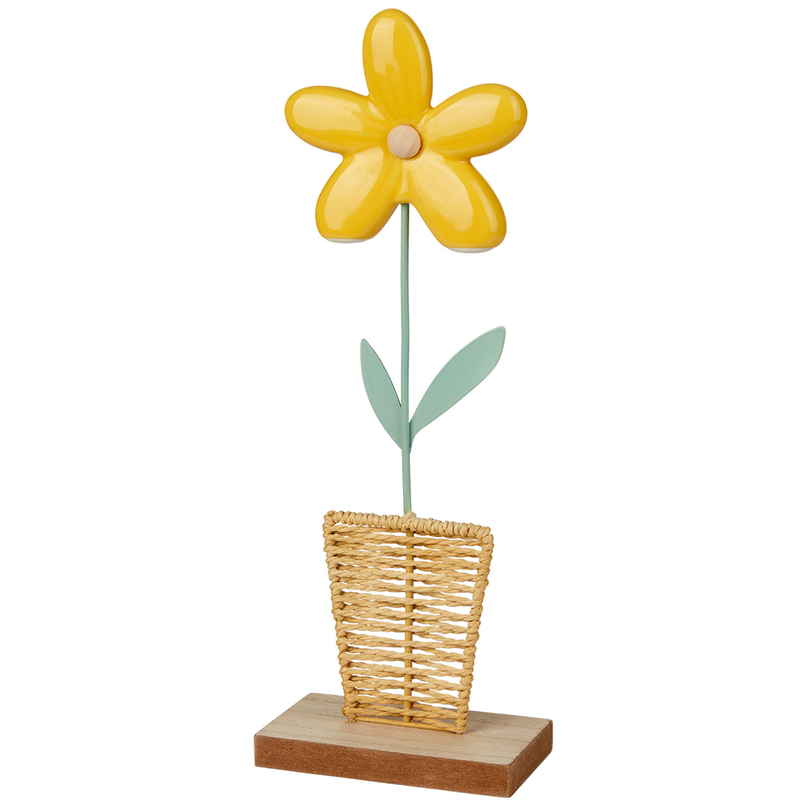Deko-Aufsteller Blume mit Keramikblüte Deko-Aufsteller Blume mit Keramikblüte von My Home