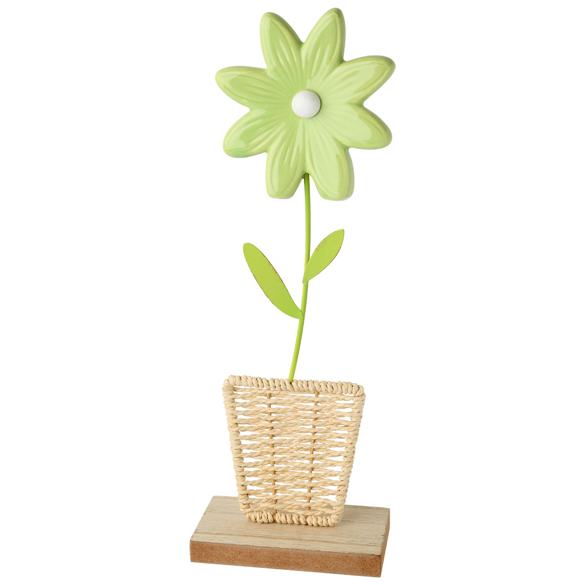 Deko-Aufsteller Blume mit Keramikblüte von My Home