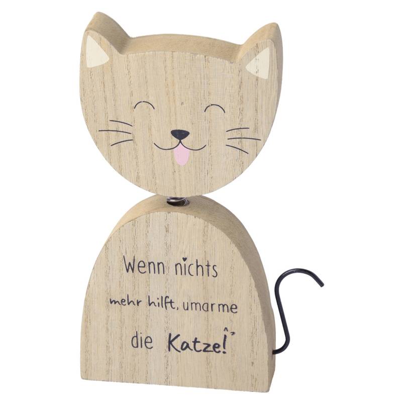 Deko-Aufsteller Katze mit Schriftzug Deko-Aufsteller Katze mit Schriftzug von My Home