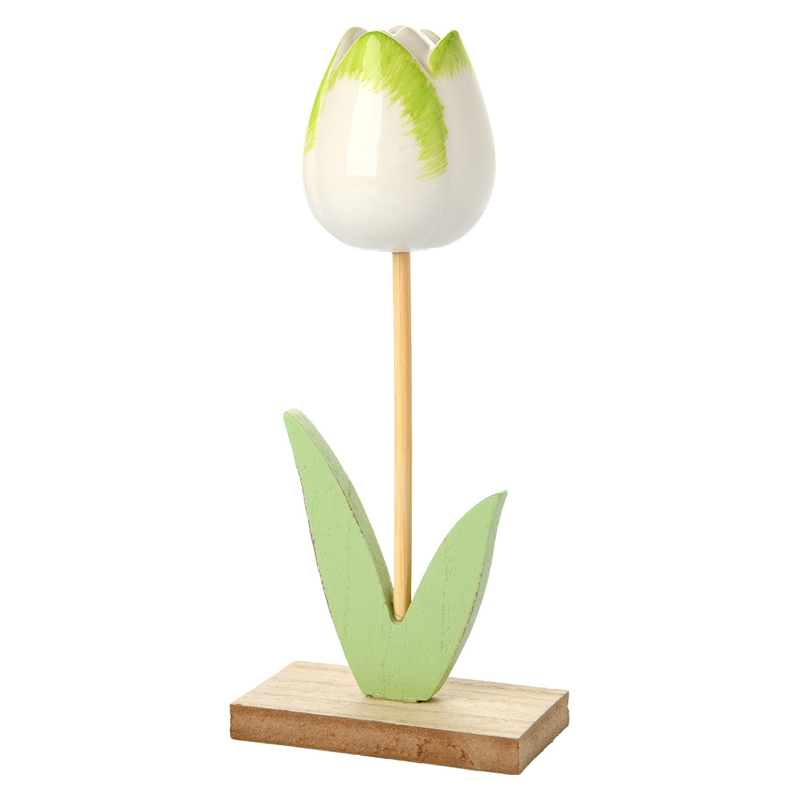 Deko-Aufsteller Tulpe mit Keramik-Blüte von My Home