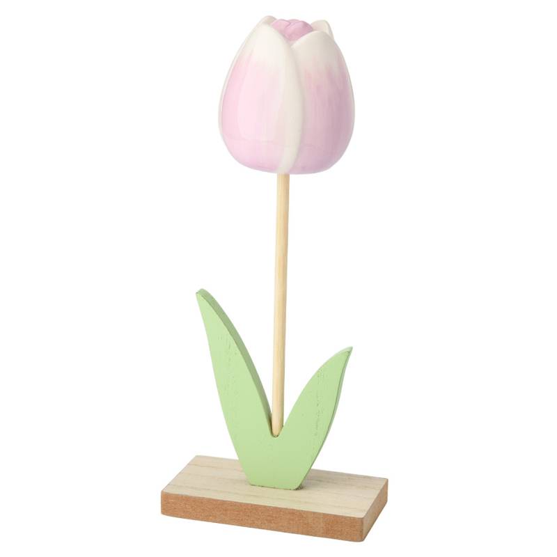 Deko-Aufsteller Tulpe mit Keramik-Blüte Deko-Aufsteller Tulpe mit Keramik-Blüte von My Home