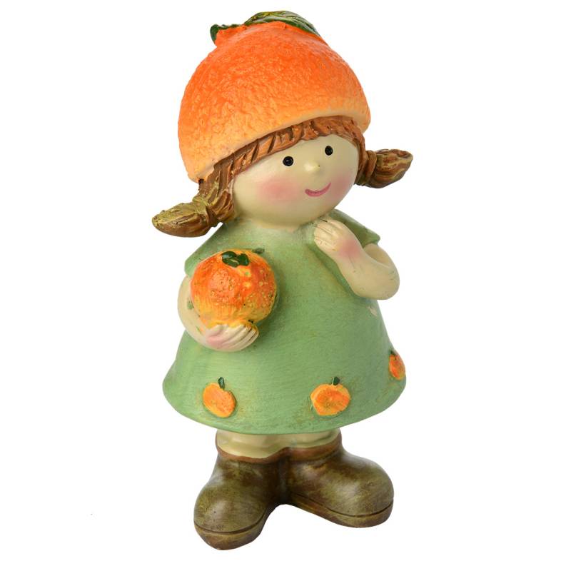 Deko-Figur Kind mit Orangen-Details von My Home