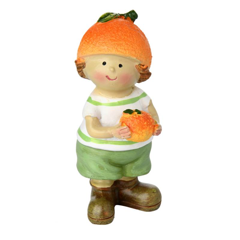 Deko-Figur Kind mit Orangen-Details von My Home