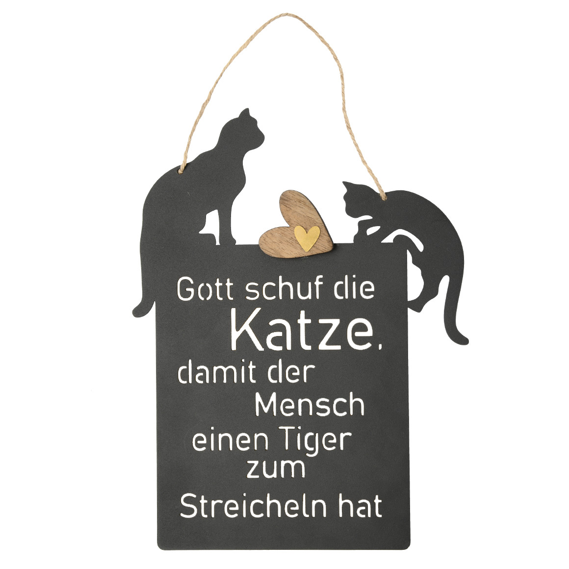 Deko-Schild mit Schriftzug von My Home