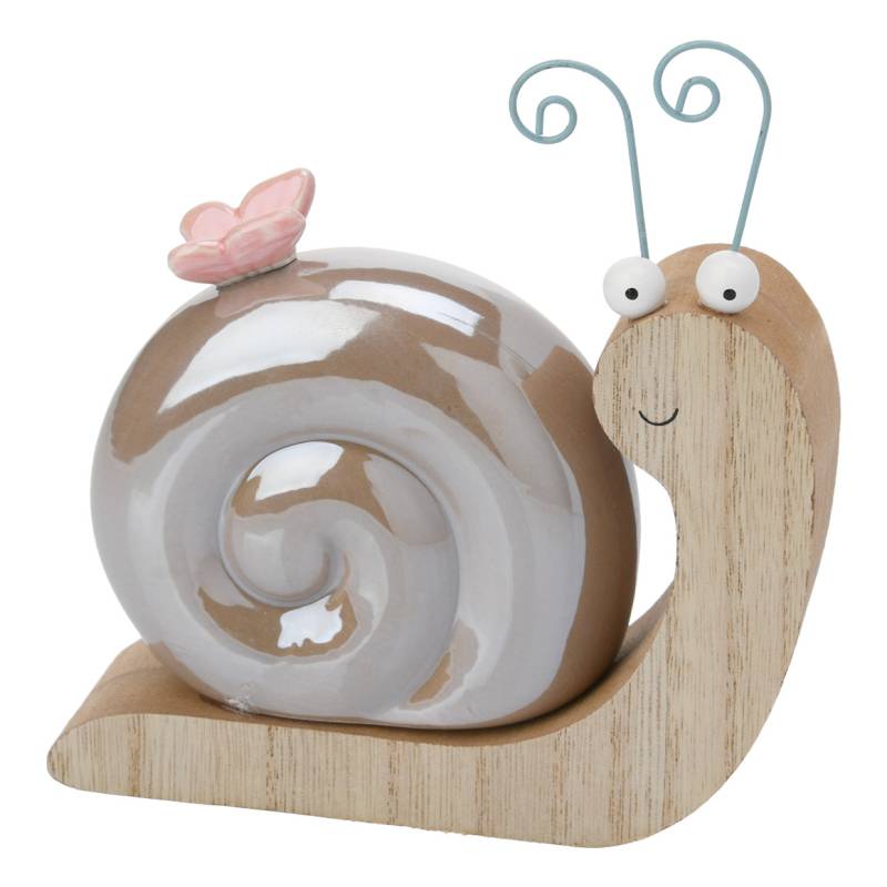 Deko-Schnecke mit Keramikhaus Deko-Schnecke mit Keramikhaus von My Home