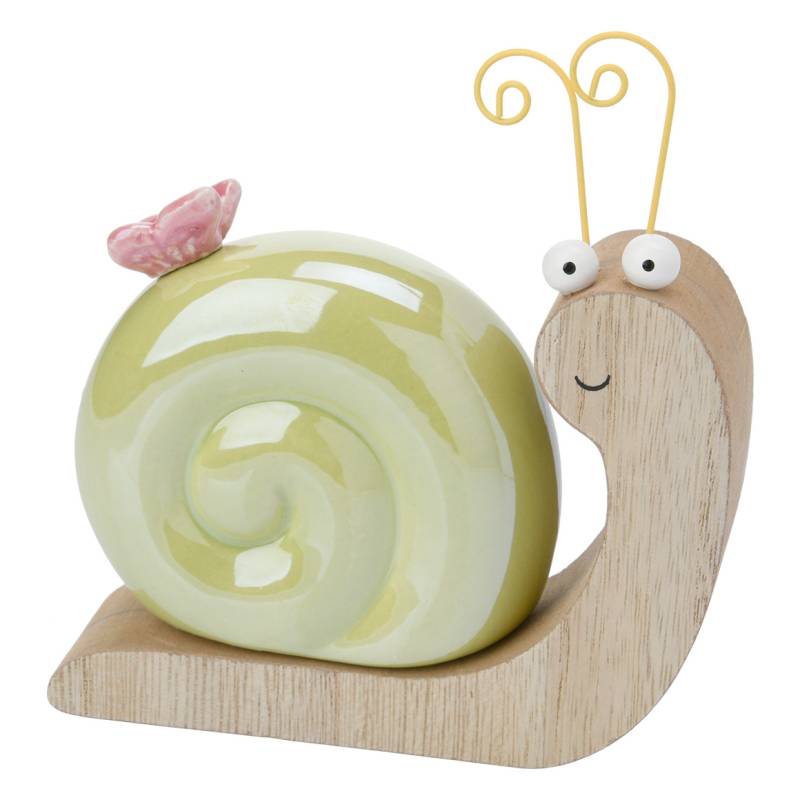 Deko-Schnecke mit Keramikhaus Deko-Schnecke mit Keramikhaus von My Home