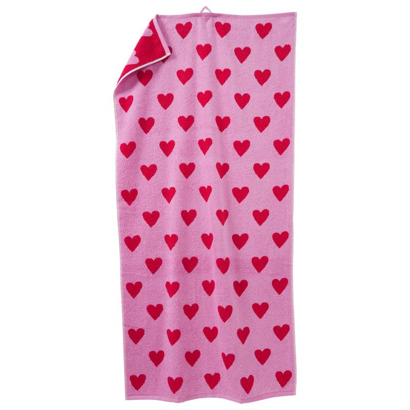 Duschtuch mit Herz-Allover von My Home