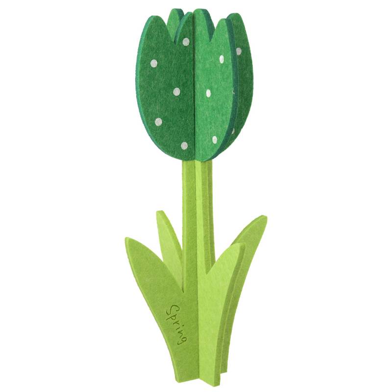 Große Deko-Figur Tulpe aus Filz von My Home