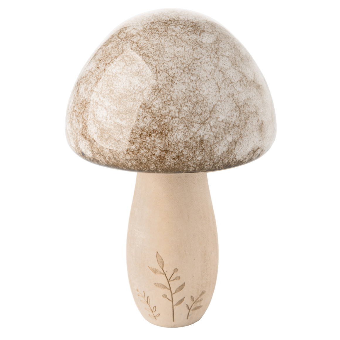 Großer Deko-Pilz mit glänzender Oberfläche von My Home