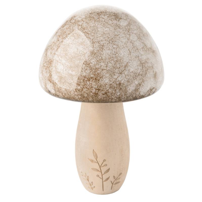 Großer Deko-Pilz mit glänzender Oberfläche von My Home