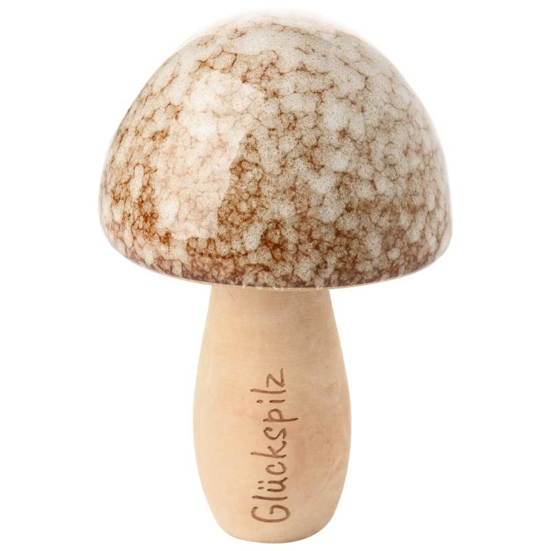 Großer Deko-Pilz mit glänzender Oberfläche von My Home