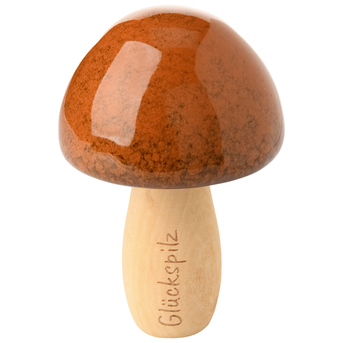 Großer Deko-Pilz mit glänzender Oberfläche von My Home