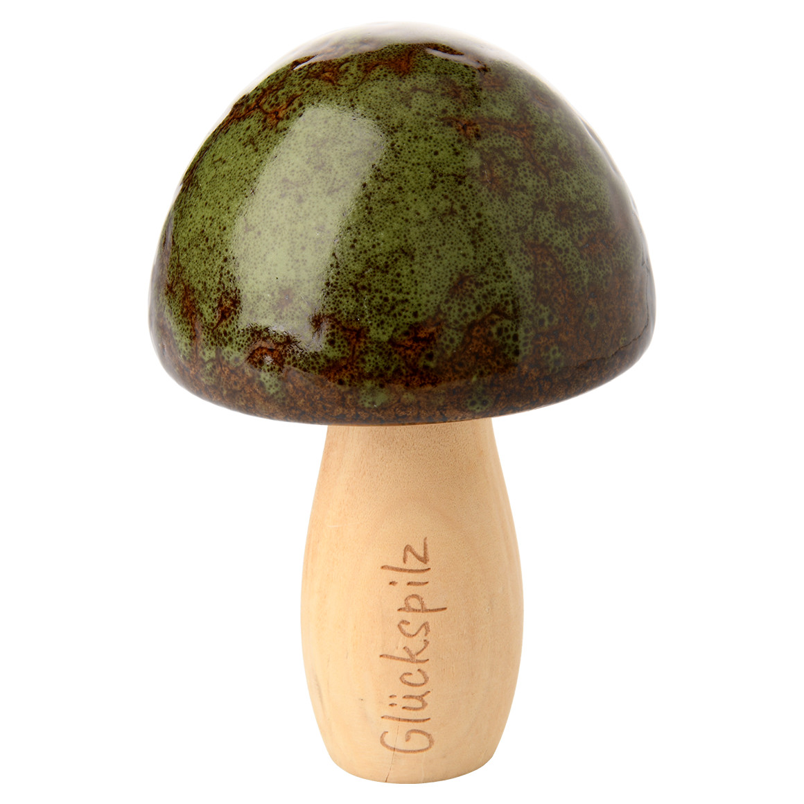 Großer Deko-Pilz mit glänzender Oberfläche von My Home