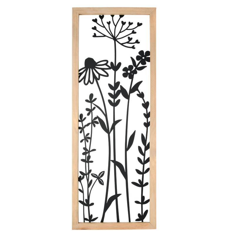 Großes Wandbild mit Holzrahmen von My Home