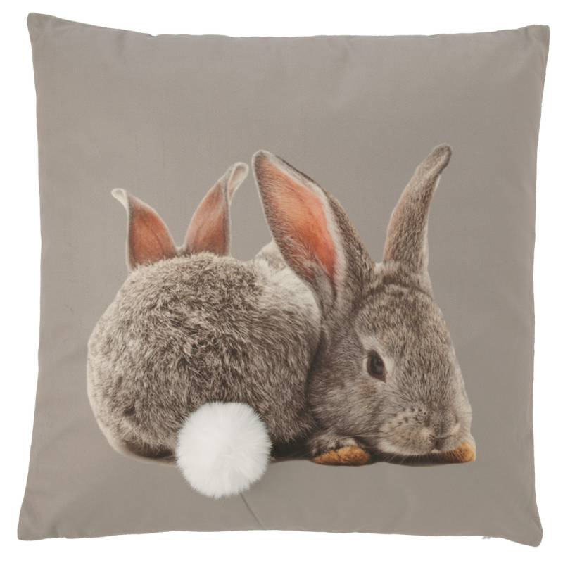 Kissen mit Hasen-Motiv Kissen mit Hasen-Motiv von My Home