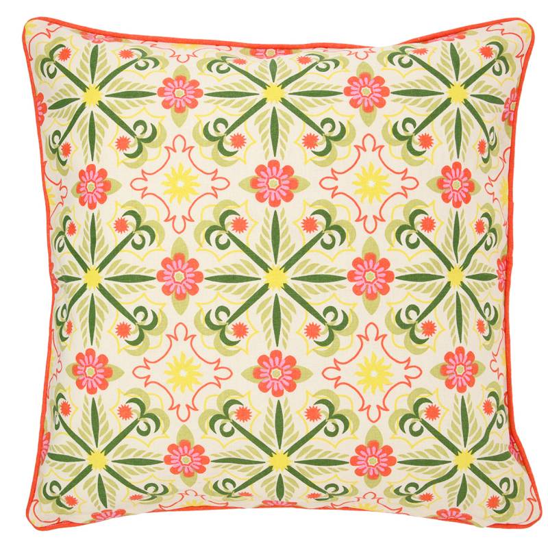 Kissenhülle mit Kachel-Print von My Home