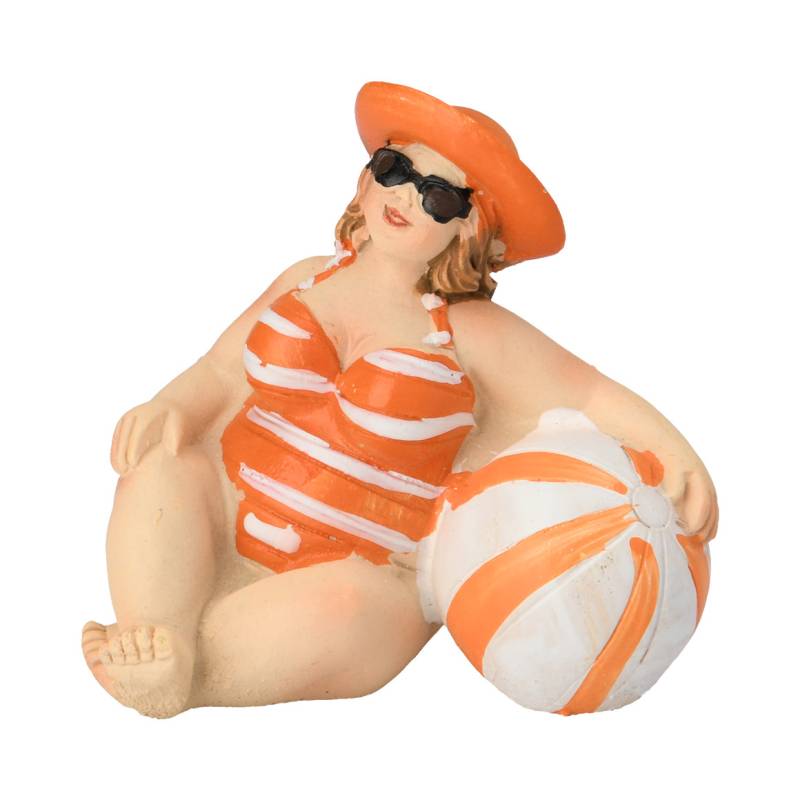 Kleine Dekofigur Badefrau mit Ball Kleine Dekofigur Badefrau mit Ball von My Home