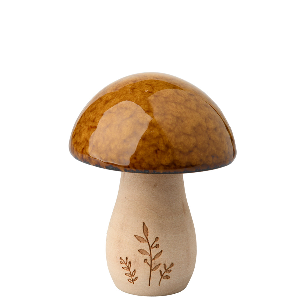 Kleiner Deko-Pilz mit glänzender Oberfläche von My Home