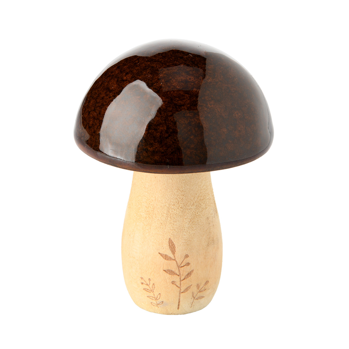 Kleiner Deko-Pilz mit glänzender Oberfläche von My Home