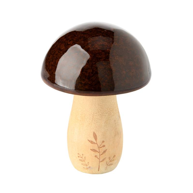 Kleiner Deko-Pilz mit glänzender Oberfläche von My Home